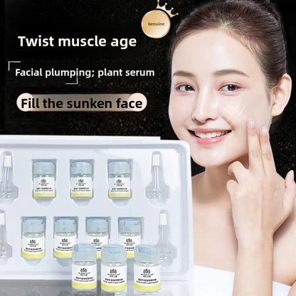 Beauty salon facials, plumping and plumping plant essences, hydrating and lightening temples, facial set