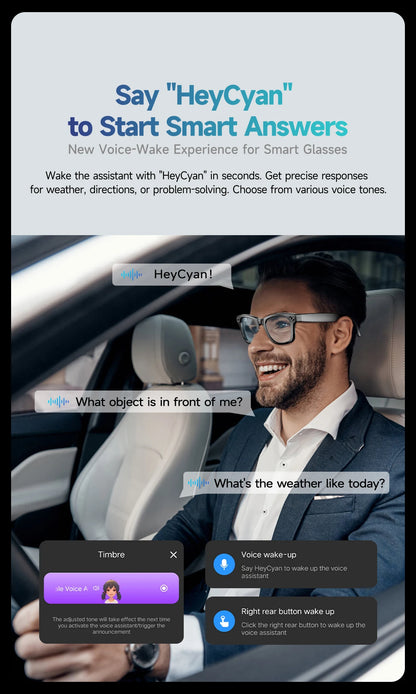 AI Smart Glasses with 8MP Camera Video Recording 100+ Languages Translation Sunglasses Bluetooth Call Music Play Men Women 2025