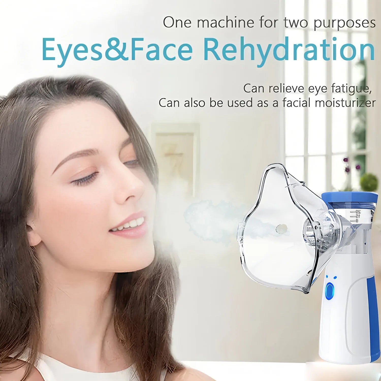 Mini Humidifier Facial Steamer Device Beauty Spray Hydrating Apparatus Cold Spray Apparatus Nano Spray Skin Care