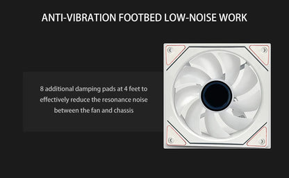 120mm ARGB PWM PC Case Fan 6Pack ARGB Cooling 