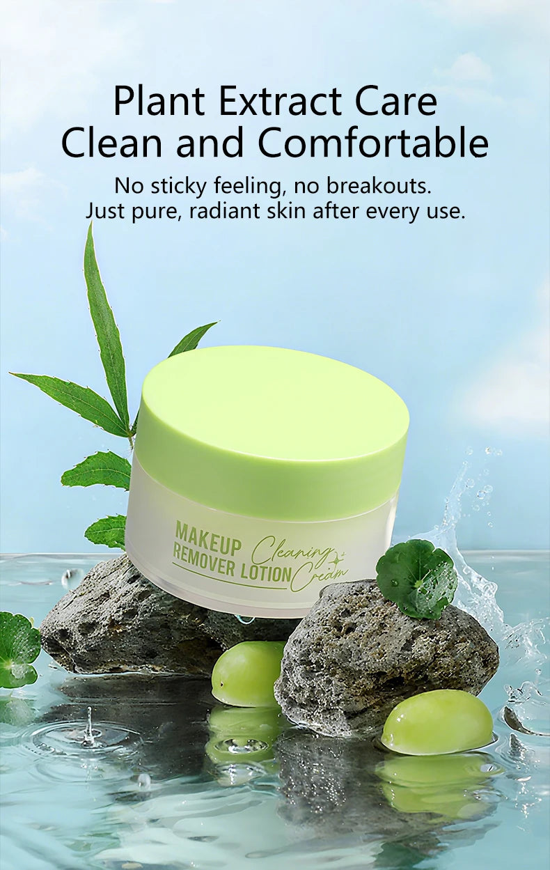 Refreshing cleansing balm that removes makeup while keeping skin soft, hydrated, and non-greasy.