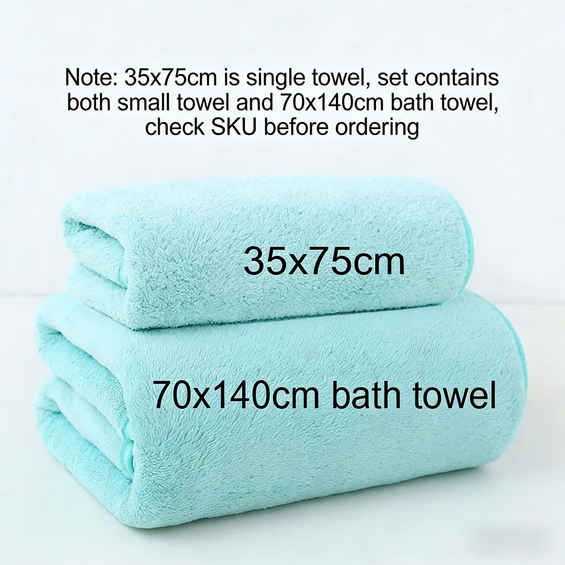 Coral Fleece Thickened Towel and Bath Towel Set,Coral Fleece Thickened Towel and Bath Towel Set,