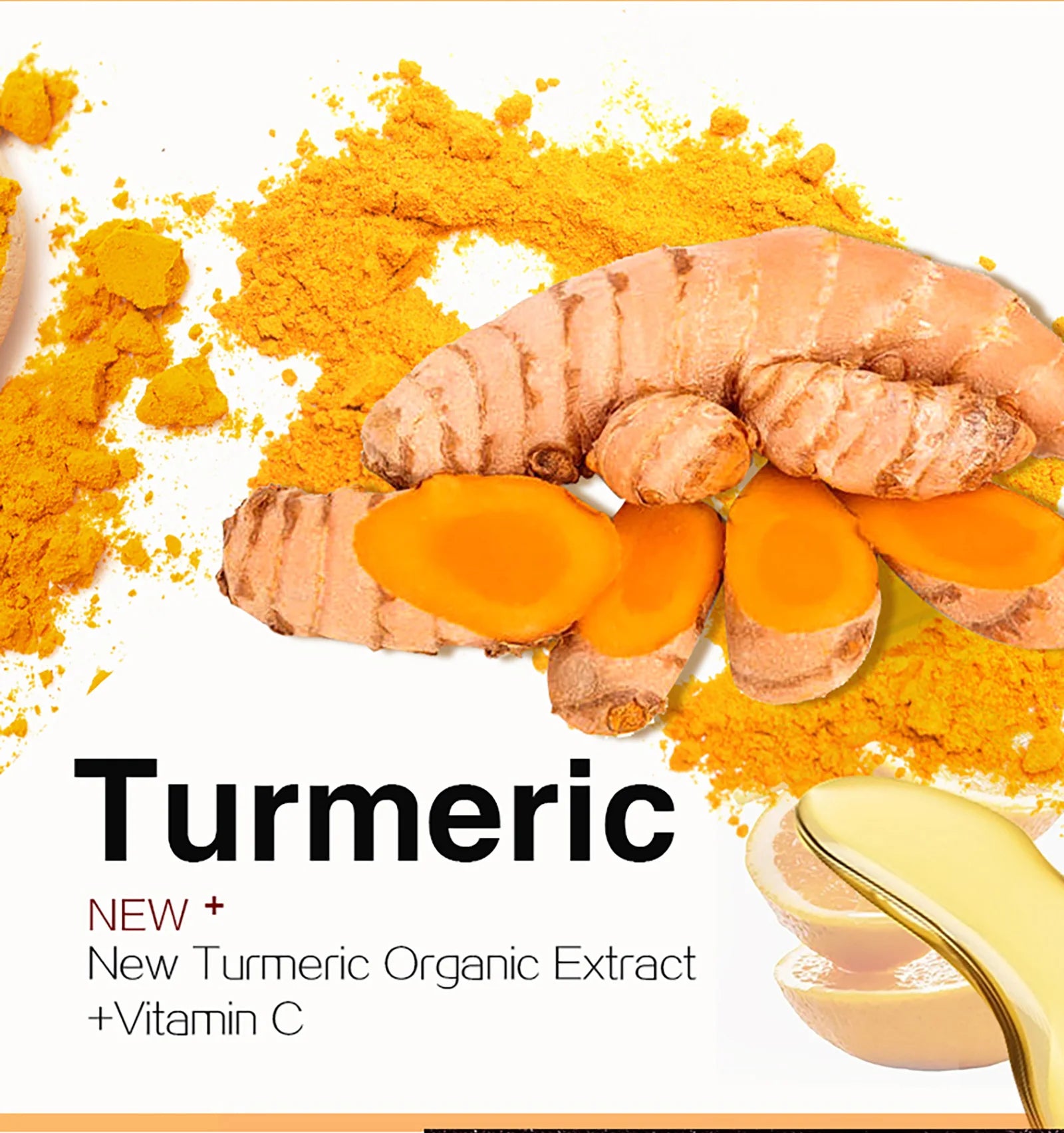 AILKE Organic Turmeric Toner for Face, Removal Acne, Pimples, Spots, Moisturizing, Brightening, Smooths Skin, Parabens Free