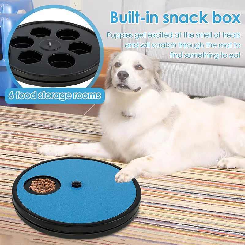 Rotatable Pet Nail Scratch Board Cat Claw Sharpening Toys Treat Dispensers Slow Feeder Puzzle Toy Dog Nail File Grinding Board