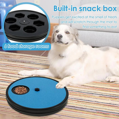 Rotatable Pet Nail Scratch Board Cat Claw Sharpening Toys Treat Dispensers Slow Feeder Puzzle Toy Dog Nail File Grinding Board