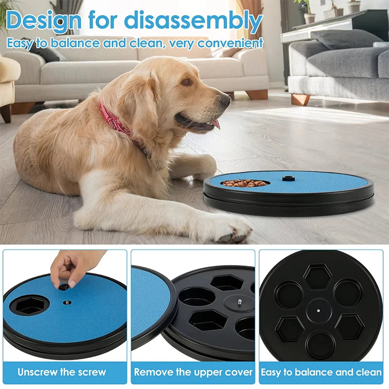Rotatable Pet Nail Scratch Board Cat Claw Sharpening Toys Treat Dispensers Slow Feeder Puzzle Toy Dog Nail File Grinding Board