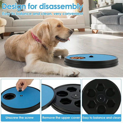 Rotatable Pet Nail Scratch Board Cat Claw Sharpening Toys Treat Dispensers Slow Feeder Puzzle Toy Dog Nail File Grinding Board