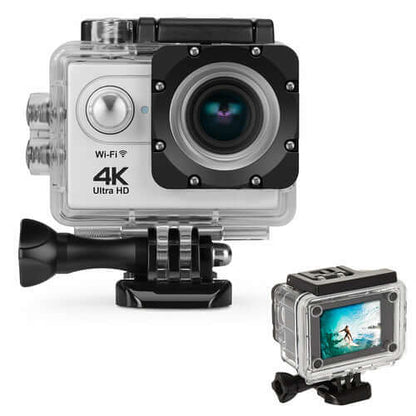 4K waterproof action camera + RF Remote And Accessories