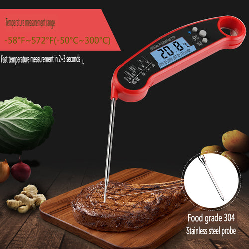 BBQ Instant Read Meat Thermometer Waterproof Digital Food Probe