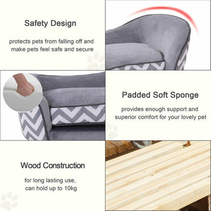 PawHut Pet Soft Warm Sofa Elevated Dog Puppy Sleeping Bed Bed Raised - Primespot