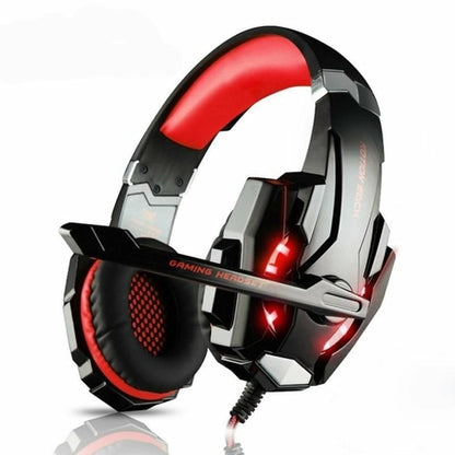 Ninja Dragon G9300 gaming headset with microphone featuring bold design and LED lights