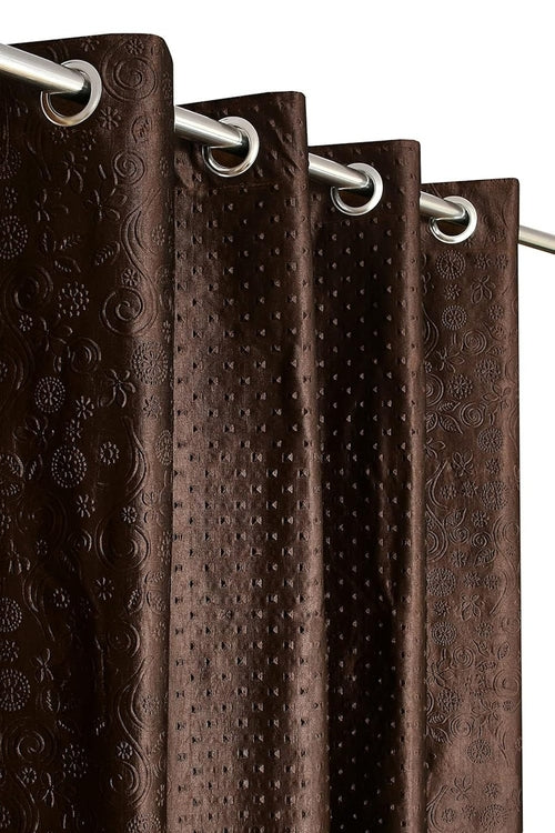 Embossed Heavy Window Curtain Primespot