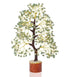 green jade feng shui tree decor with vibrant leaves and a decorative base, perfect for harmony and prosperity.